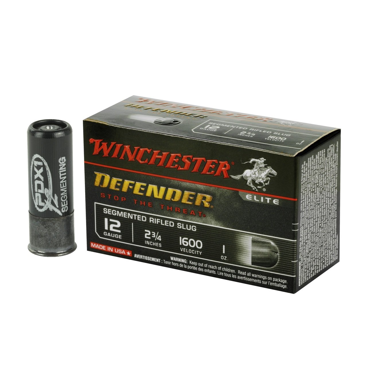 Winchester PDX1 Defender Ammunition 12 Gauge 2-3/4 1 oz