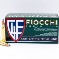 Fiocchi Extrema Ammo XTP uses Hornady XTP hollow-point bullets for controlled expansion and deep terminal penetration at all velocities.