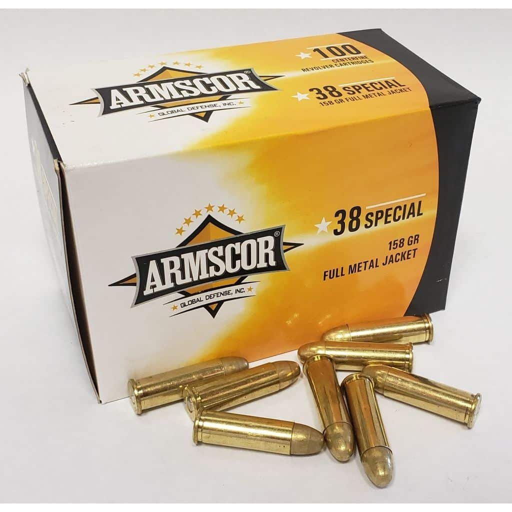 Armscor 38 Special Ammunition Sportsman's Pack 158 gr FMJ 250 rounds