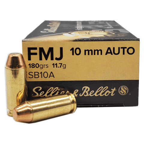 Sellier & Bellot Ammunition 10mm Auto 180 Grain Full Metal Jacket