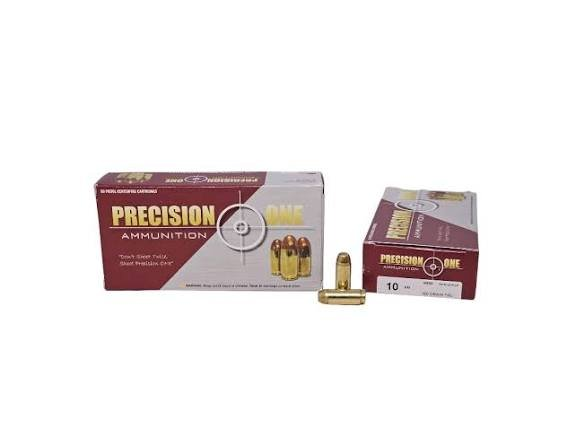 Precision One 10mm Auto Ammunition 180 Grain Full Metal Jacket 250 rounds