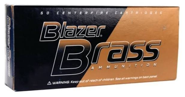 CCI 357 Mag Ammunition Blazer Brass 5207 158 Grain Jacketed Hollow Point Case of 1000 Rounds