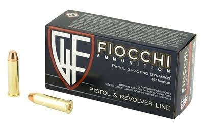 Fiocchi Shooting Dynamics Ammunition 357 Magnum 158 Grain Jacketed Hollow Point Box of 50