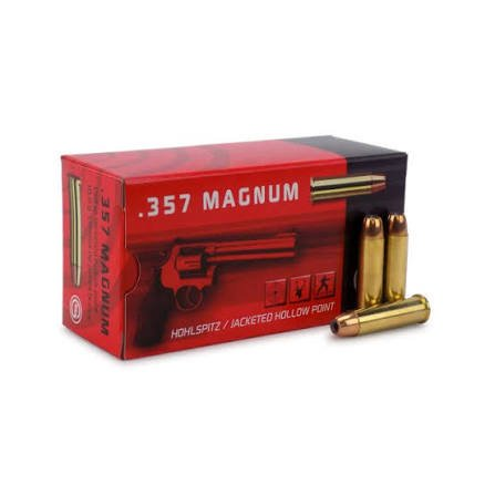 GECO 357 Magnum Ammunition GE204340050 158 Grain Hollow Point 1,000 Rounds