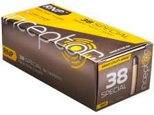 Inceptor 38 Special Ammunition RNP803840050 84 Grain Copper Polymer Matrix 50 Rounds