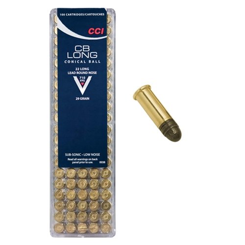 CCI Ammunition 22 CB Long 29 Grain Lead Round Nose